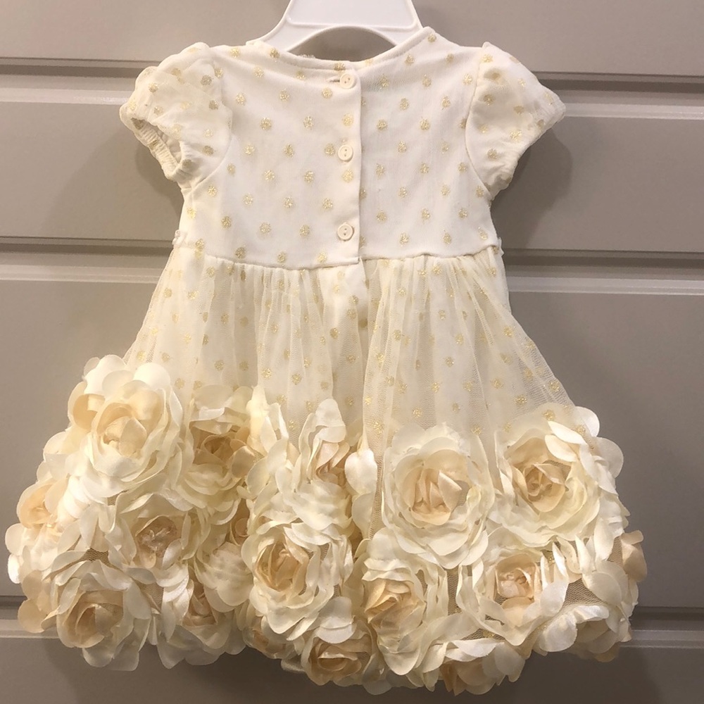 🌸Elegant floral baby dress - Picture 4 of 4
